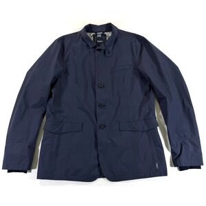 Herno Laminar Jacket Mens 52 US L Navy Blue Giacca Uomo Waterproof Goretex